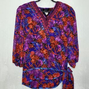 Vintage Diane Fres Floral Blouse